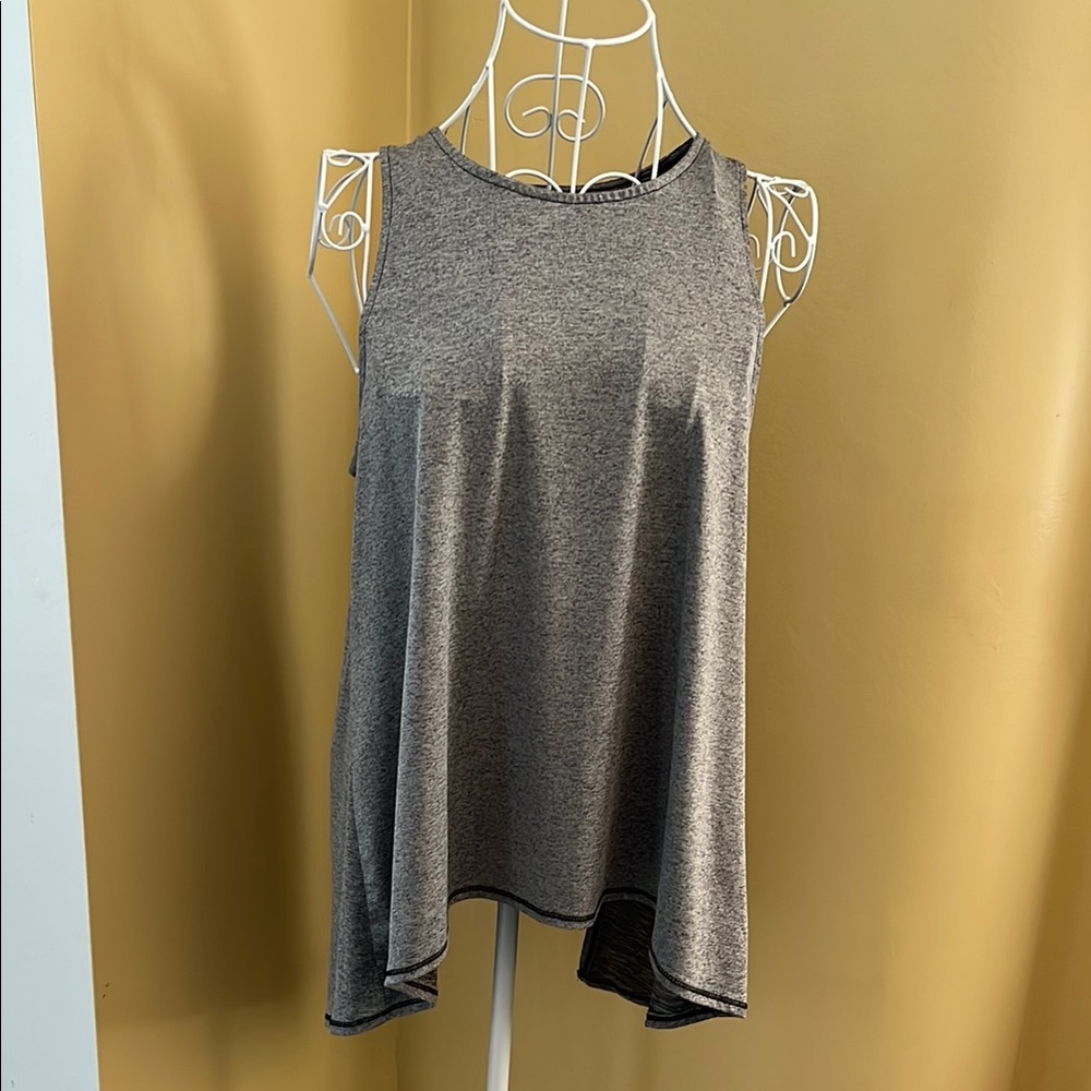 Gray Sleeveless Women's Top
